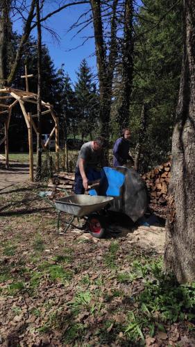 Holzaktion auf dem Rangergrundstück - Danke an alle Helfer